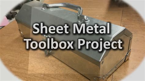 how to make a sheet metal tool box|steel tool box portable.